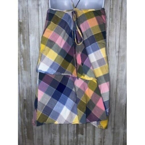 Patagonia Layered Plaid Spaghetti Strap Sun Dress 58920SP13 Women’s Size 8 - Picture 9 of 12